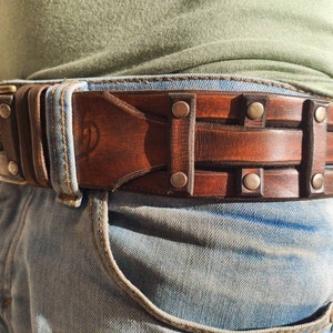Custom Leather Belt,men's Leather Belt,men's Belt,for Him Vintage Belt ...