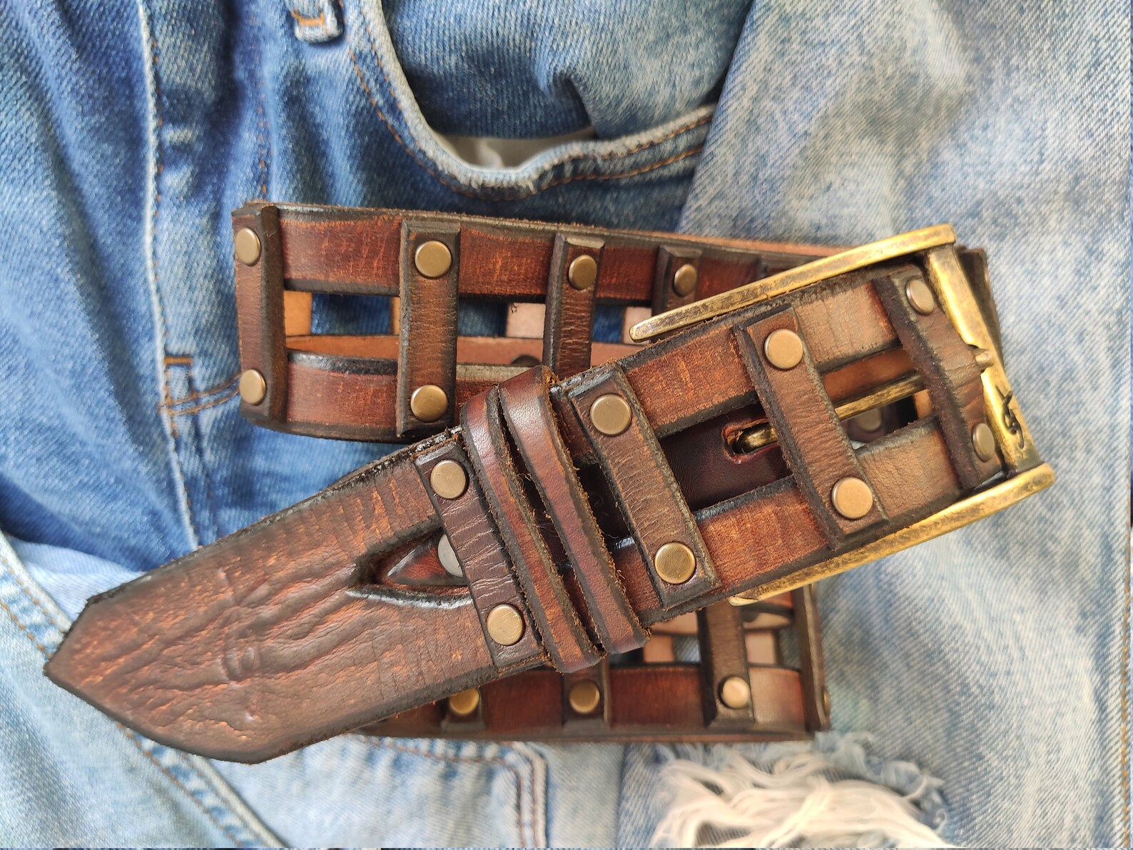 mens brown belt amazon