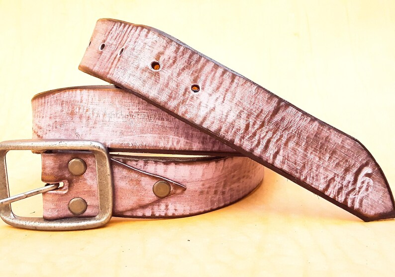 Pink Belt Men/'s Belt Gift for her.Woman gift woman Leather Belt Leather Belt with Buckle Custom Leather Genuine Leather Belt for Him