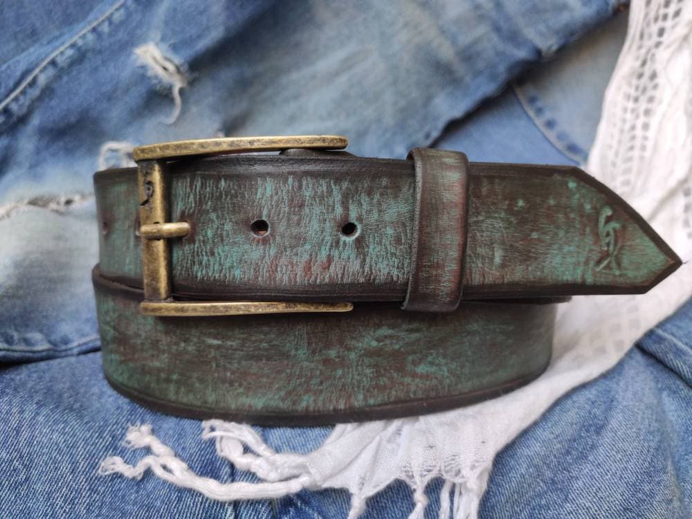  A+TTXH+L Mens Belt Belts Men Leather Vintage Casual