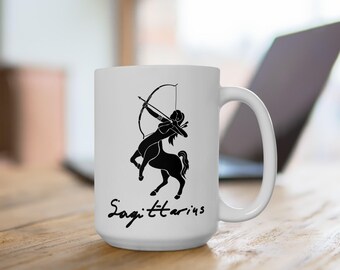 Sagittarius Zodiac Mug: Astrology Coffee Cup, Birthday Gift