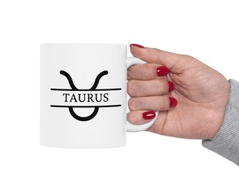 Taurus Zodiac Mug: Astrology Coffee Cup Gift