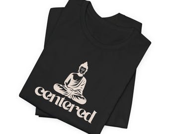 Buddha Graphic Tee, Meditation Shirt, Spiritual Clothing, Yoga T-Shirt, Zen Apparel, Mindfulness Top