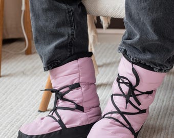 Zapatillas de ballet aislantes con forro polar, botines de calentamiento para danza, zapatos de estudio impermeables, calzado cómodo para ensayos, regalo ideal para bailarines.