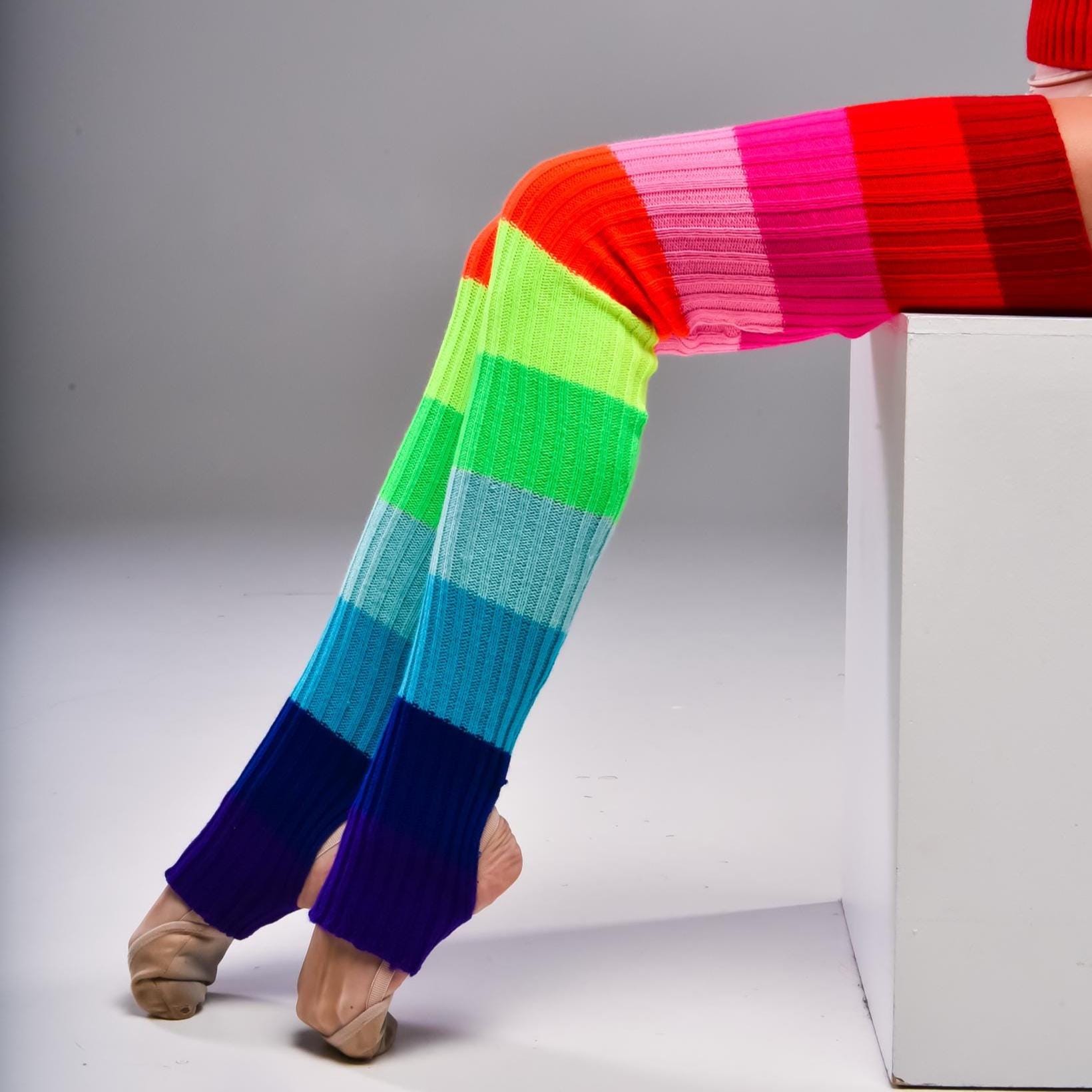 Scaldamuscoli In Maglia Morbida Per Ragazze E Donna – Caldi E Comodi, Perfetti Per Balletto, Yoga O Per Un Look Retrò Anni '80 - 4