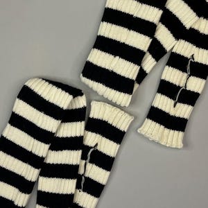 Womens Knitted Dance Leg Warmers, Soft Acrylic Ballet Warm Up Leggings with Custom Length and Color, Stretch Leg Warmers for Fitness