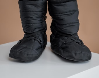 Pantuflas cálidas y aislantes para mujer, botines de casa forrados de felpa, zapatos de interior acolchados e impermeables, calzado cómodo para el hogar, pantuflas suaves y cálidas. Regalo ideal.