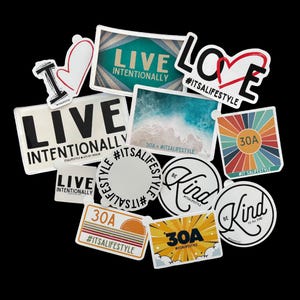 Adesivi in vinile, carini, ispirati alla consapevolezza, amore e gentilezza, laptop, custodia per telefono, regali di Natale, regali sotto i dieci anni, #itsalifestyle