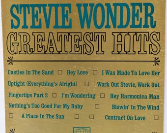 Stevie Wonder - Greatest Hits, 1968 Vintage Vinyl Record / LP, USA