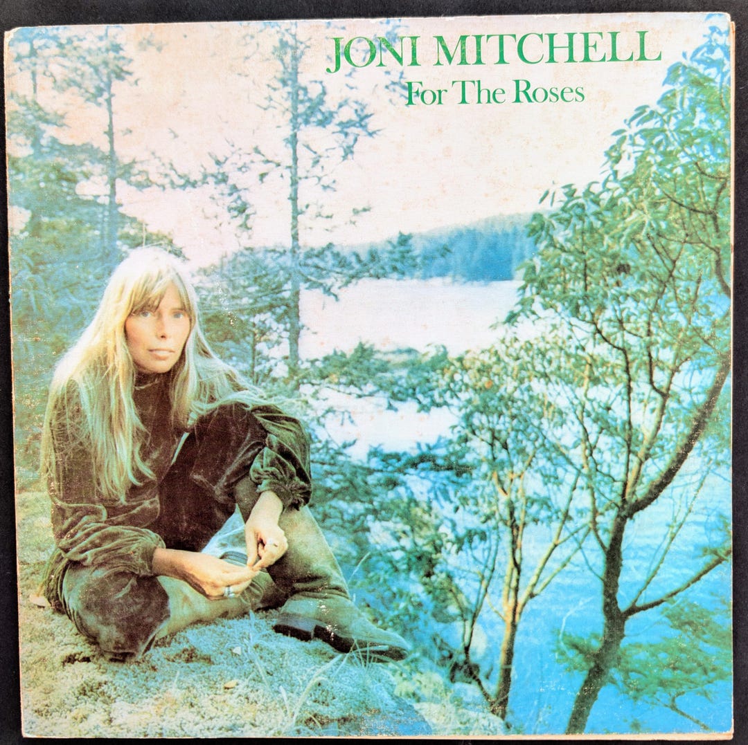 joni-mitchell-for-the-roses-1972-vintage-vinyl-record-lp-usa-etsy