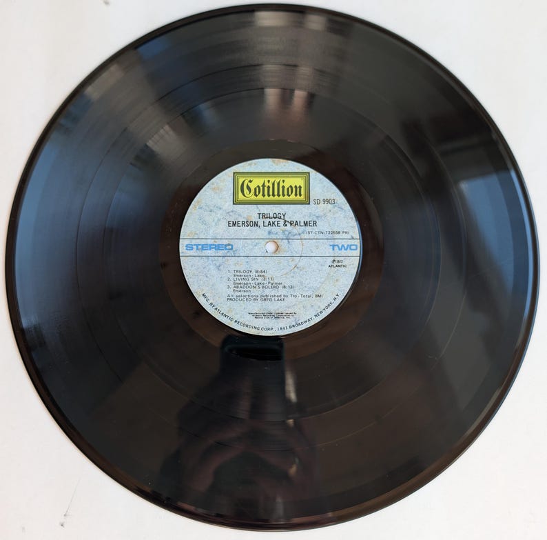 Emerson, Lake & Palmer - Trilogy, 1972 Vintage Vinyl Record / LP, USA image 4