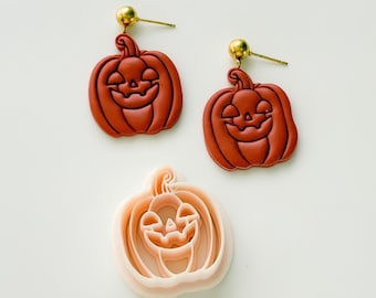 Pumpkin Jack Cutter: Jack O Lantern Face Shape for Polymer Clay