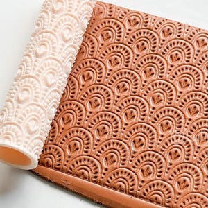 Spetsbågar Texturrulle – Boho Mönster för Polymer Clay Örhängen