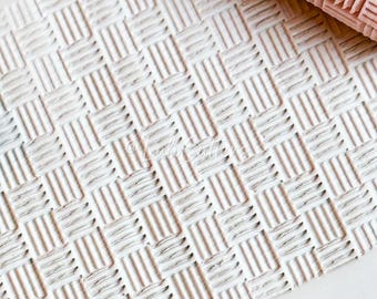 Rouleau à Texture Pour Pâte Polymère - Crée Des Motifs Rayés Pour Bijoux DIY - 4
