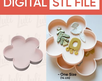 Blumen Schmuck Display Tablett (Digitale STL-Datei)