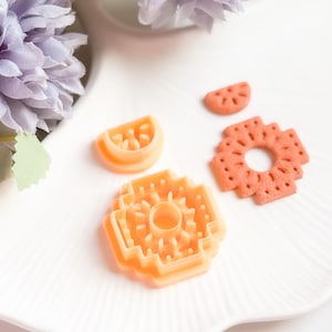 Boho Tile Polymer Clay Earring Cutter: Moroccan, Ethnic Style