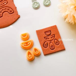 Ceramic Pattern Clay Earring Cutter: Boho Jewelry Making