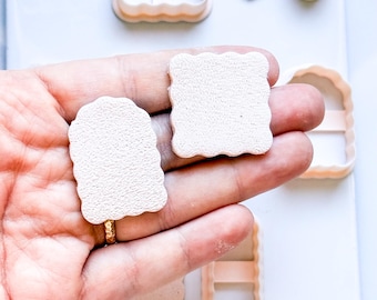 Scalloped Polymer Clay Cutters: Wavy Jewelry Making Tools