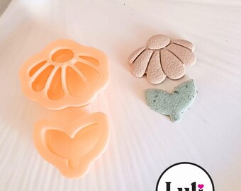 Flower Earring Cutter Set: Polymer Clay Floral Shape Tools