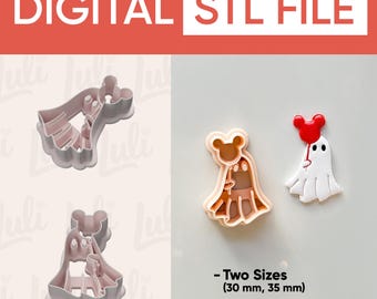 Mouse Balloon Ghost Cutter (STL Digital File)