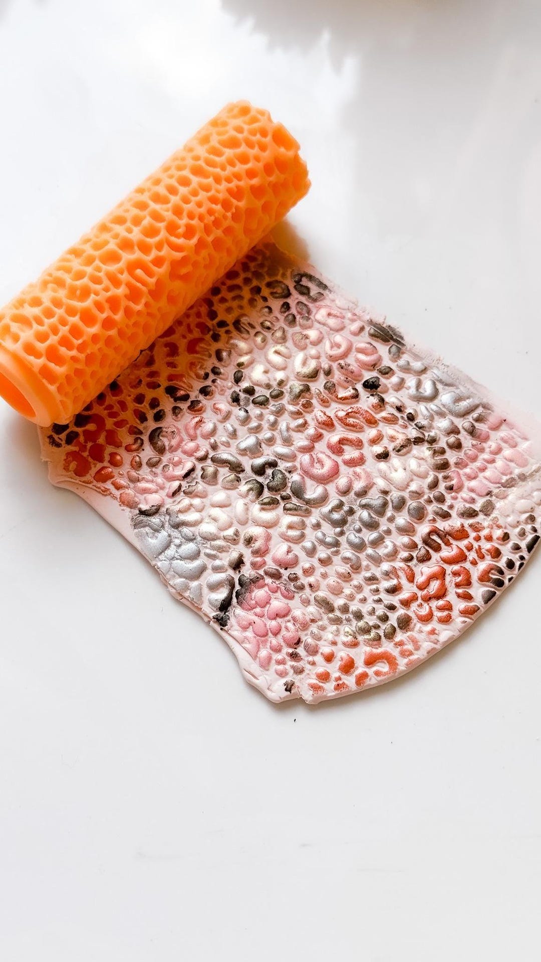 Roll Cat Texture Leopard Texture Roller: Polymer Clay Embossing Tool - Etsy
