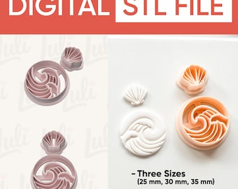 Cortador de arcilla Sea Muse (archivo digital STL)