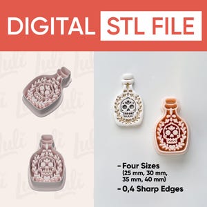 Folkskalle-dryckesutklippare (digital STL-fil)
