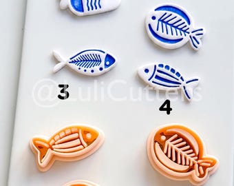 Ocean Fish Cutters: Coastal Marine Shapes for Polymer Clay