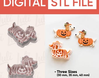 Spooky Sausage Pup Cutter (STL Digital File)