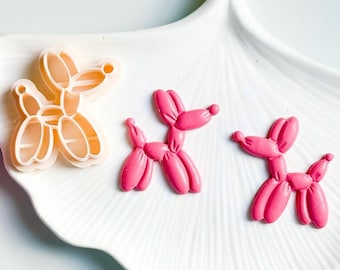 Balloon Dog Cutter | Fun Animal Shape Clay Cutter for Jewelry & Crafts