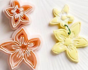 レモンブロッサムポリマークレイカッター花型（35、40、45、50mmサイズ）