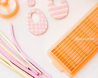 Stripe Clay Cutter: Polymer Clay Striped Texture Tool