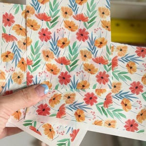 Watertransferpapier voor polymeerklei | Kleipatroonvel 9 x 14 cm | Clay Craft Supply, wateroplosbaar transferpapier, transfervellen T00106