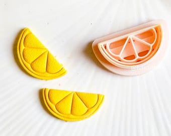 Lemon No. 2 Clay Cutter | Polymer Clay Cutter for DIY Citrus