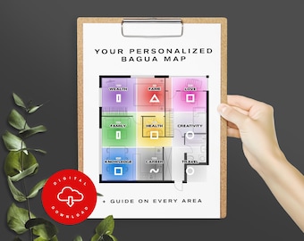 Personalized Home Feng Shui Bagua Map | Energy Flow Guide (Digital Download)