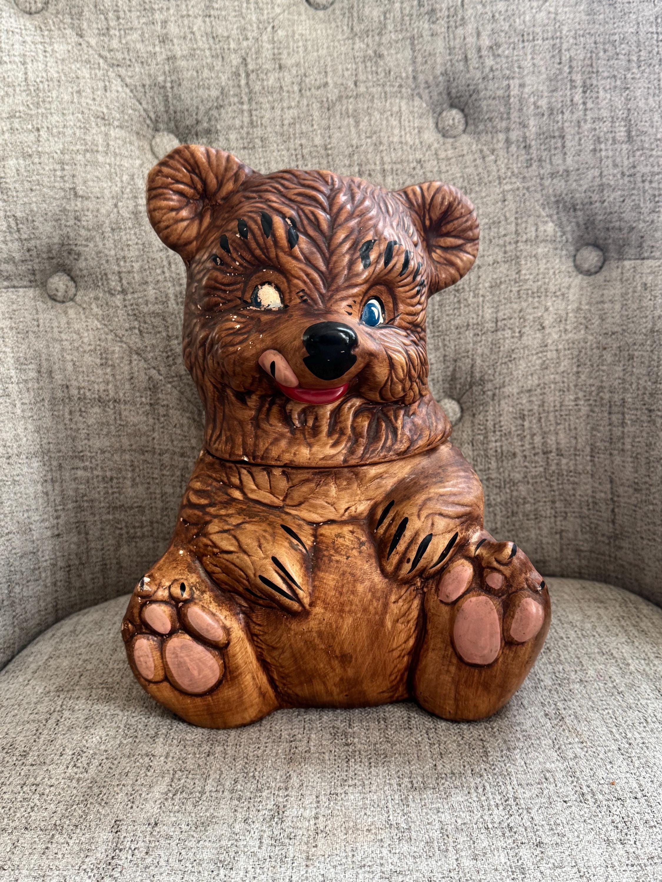 Antique Ceramic Bear - Etsy