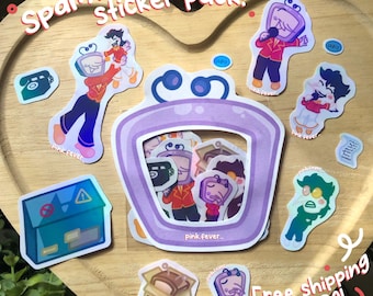 Spamtenna sticker pack from Deltarune!