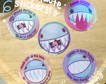 Bubble quote stickers from The Amazing Digital Circus(TADC)!