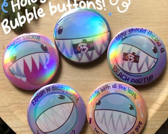 Bubble buttons from The Amazing Digital Circus(TADC)! Holographic!!