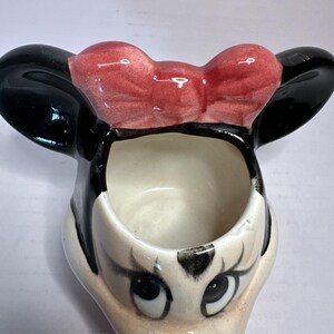 RARE Vintage Walt Disney Mug Minnie Mouse mug No Dots On Bow afbeelding 5