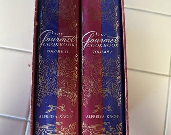 The Gourmet Cook Book Volumes 1 and 2 Knopf Hardcover 1982 8th Edition READ