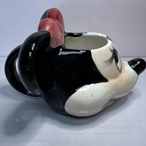RARE Vintage Walt Disney Mug Minnie Mouse mug No Dots On Bow afbeelding 6