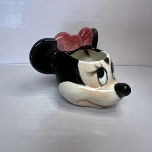 RARE Vintage Walt Disney Mug Minnie Mouse mug No Dots On Bow afbeelding 9