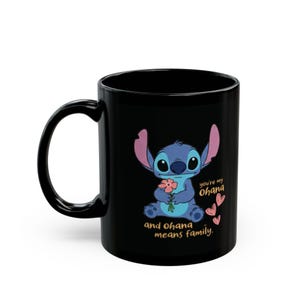 Family Mug - Cute Stitch Design, Disney-Inspired Gift, Coffee Cup, Home Decor, Family Bonding image 3