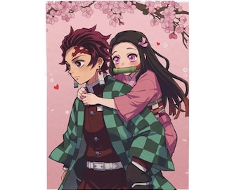 Damon Slayer Velveteen Plush Blanket: Anime-Inspired Cozy Throw