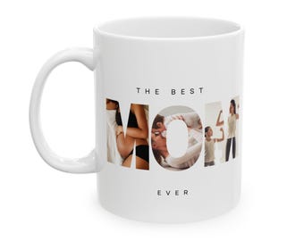 Personalisiertes Muttertagsgeschenk, Keramikbecher, Kaffee-Liebhaber-Becher, kundenspezifisches Muttergeschenk, kundenspezifische Kaffeetasse (11 Unze, 15 Unze)