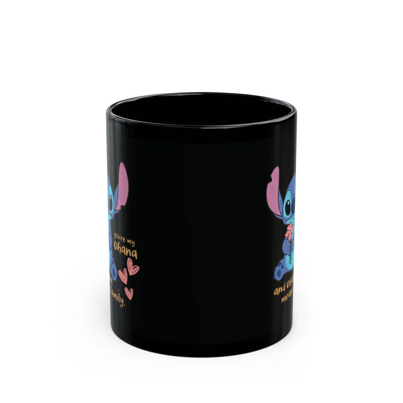 Family Mug - Cute Stitch Design, Disney-Inspired Gift, Coffee Cup, Home Decor, Family Bonding image 2