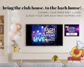 Bach What Happens Live Bachelorette Party Game: Bravo TV Theme (Digital Download