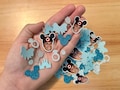 Disney Bachelorette Party Confetti, Groom Face Stickers, Glitter Decor