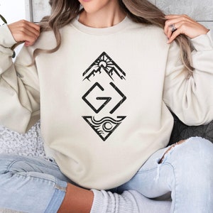 God Is Greater Than The Highs And Lows Unisex Sweatshirt, Christian Couples Friends Gift, Hoodie